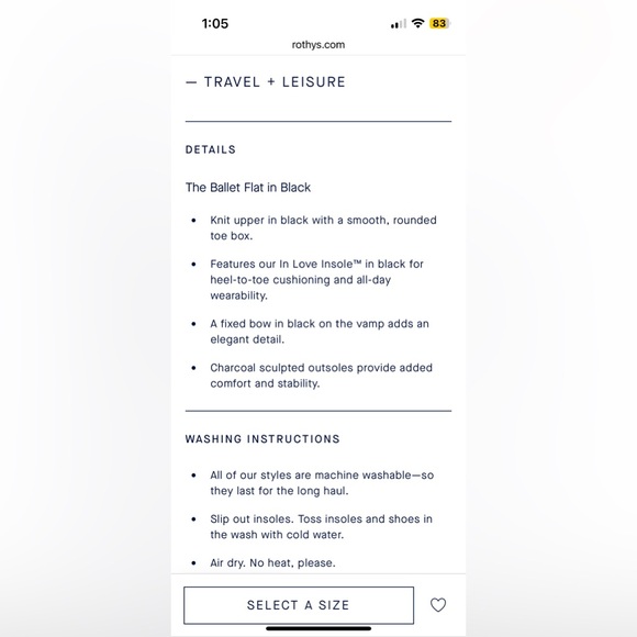 Leopard Rothy’s Ballet Flats - Picture 6 of 7